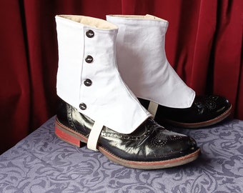 Spats steampunk shoe covers 1920s gangster