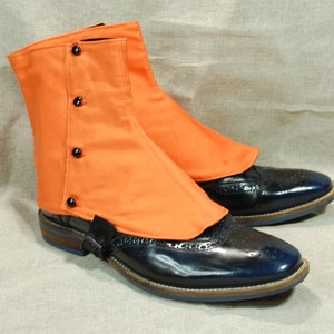 Couvre-chaussures cosplay steampunk guêtres