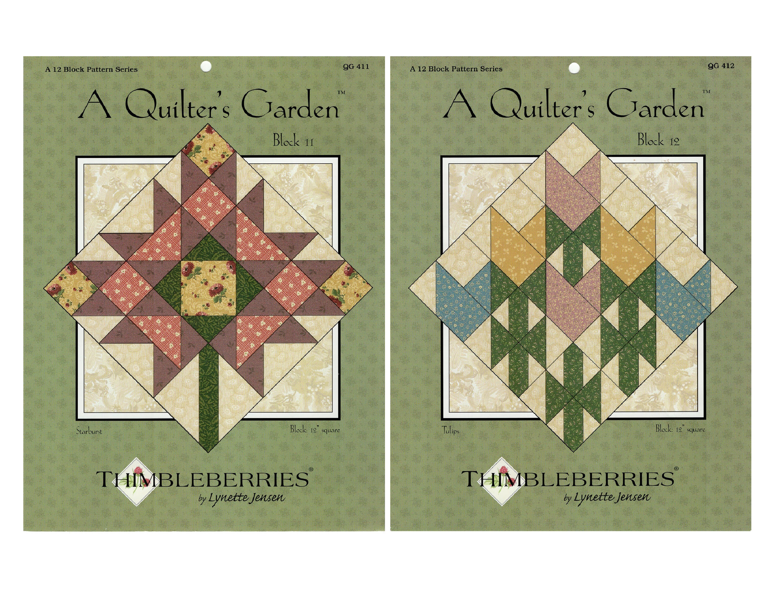A Quilter's Garden 2001 Thimbleberries by Jensen Complete Set