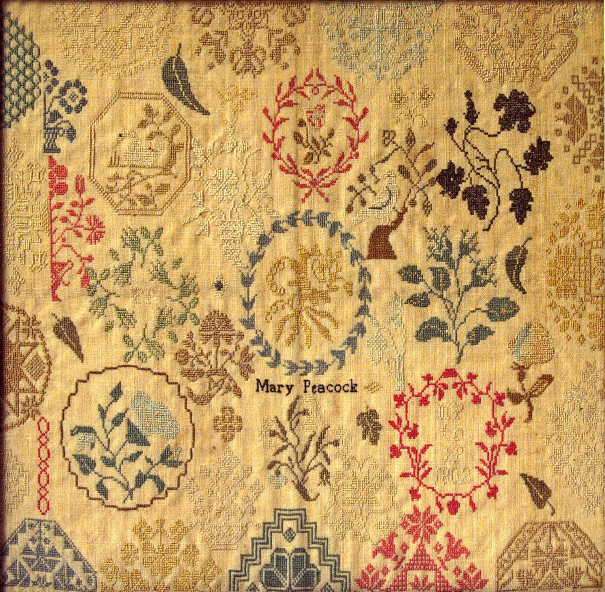 アート・デザイン・音楽 Quaker School Girl Samplers fromAckworth RARE - QUAKER SCHOOL GIRL SAMPLERS FROM ACKWORTH - HUMPHREY