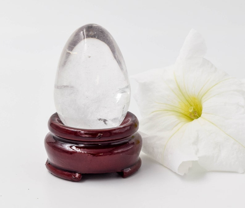 Clear Quartz crystal yoni eggs sacred feminine free a Etsy