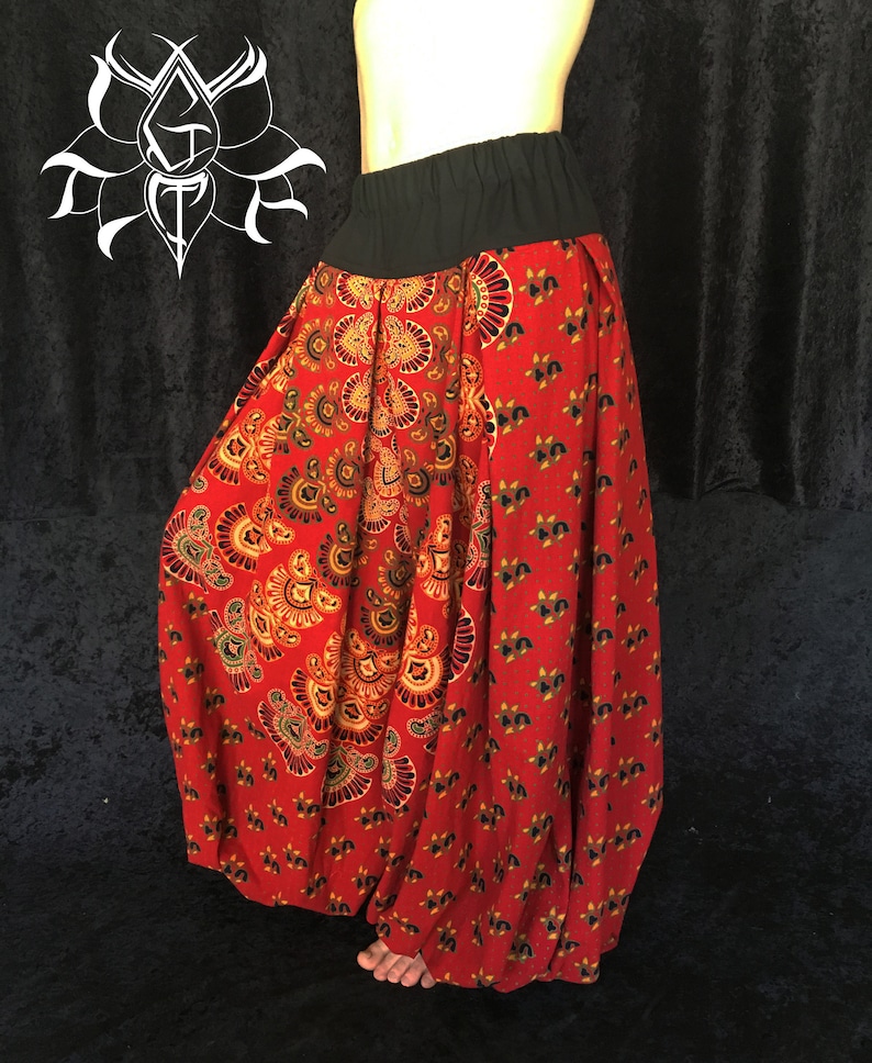 CUSTOM Fit Your Tapestry Choice Cotton Belly Dance Pantaloons Etsy