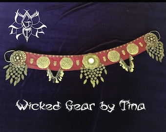 ベリーダンス　トライバル　フュージョン　ベルト 数量限定】ベリーダンス トライバル メダリオンベルト 全9種 TB0028