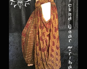 Custom Fit Side Swag Sari-loons, Open Hip Pantaloons, Drop Custom Fit Side Swag Sari-loons, Open Hip Pantaloons, Drop