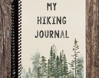 My Hiking Journal - Hiking Record - Workout Record - Hiking Gifts - Gifts for Hikers - Hiking Journal