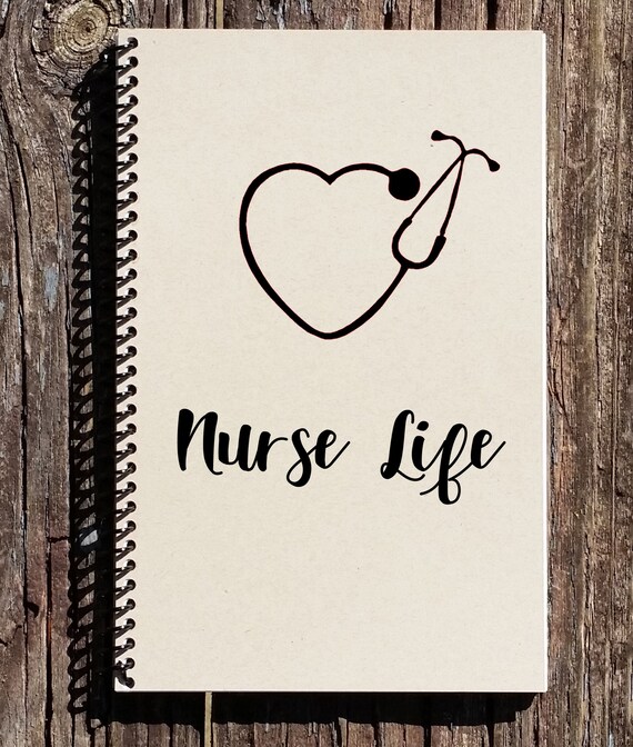 Nurse Notebook Nurse Gift Nurse Journal Nurse Heart Etsy