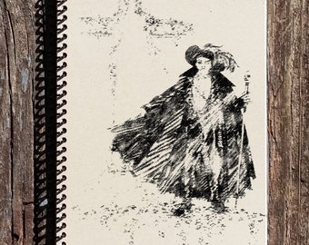 Phantom of the Opera Spiral Notebook - Sketch from the Original Costume Designer - Phantom of the Opera Costume Notebook