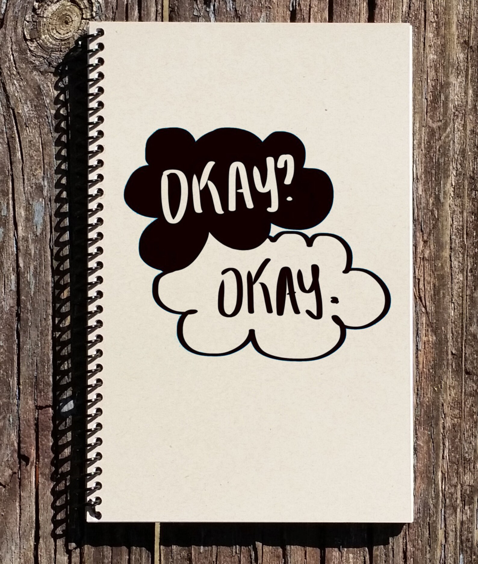 Okay Okay the Fault in Our Stars Notebook Journal | Etsy