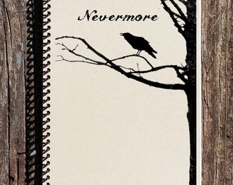 Diario de Edgar Allan Poe: Cuaderno espiral El cuervo nunca más