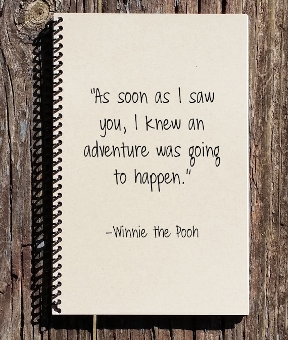 Winnie the Pooh Adventure Journal: Recycled Kraft Paper Notebook