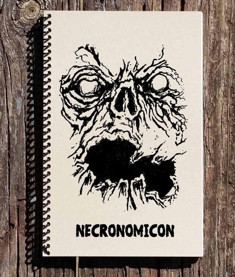 Necronomicon Journal - Evil Dead Book - Evil Dead Inspired Spiral Notebook - The Necronomicon image 1