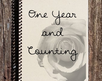 One Year Anniversary Journal: Recycled Kraft Paper Notebook