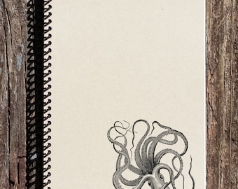 Octopus Journal - Octopus Notebook - Ocean Notebook