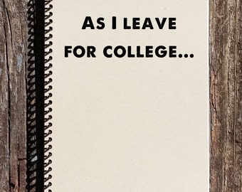 College Journal: Recycled Kraft Paper Notebook, Student Gift
