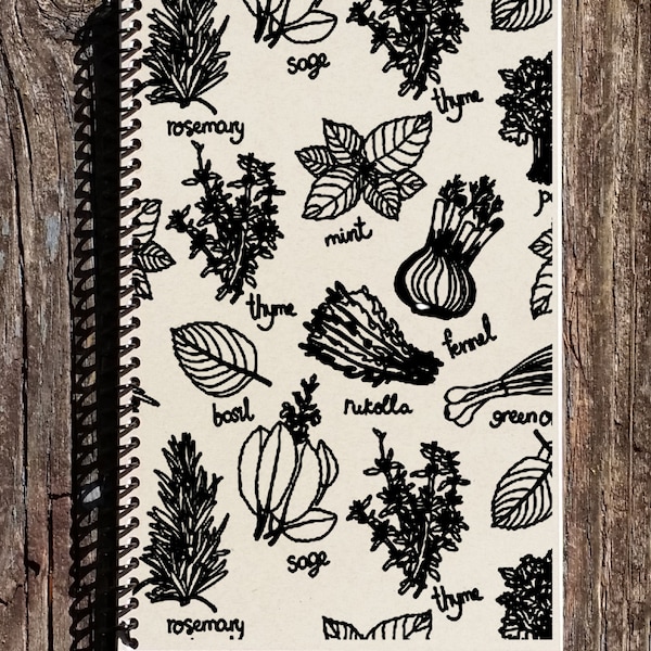 Herb Book Etsy