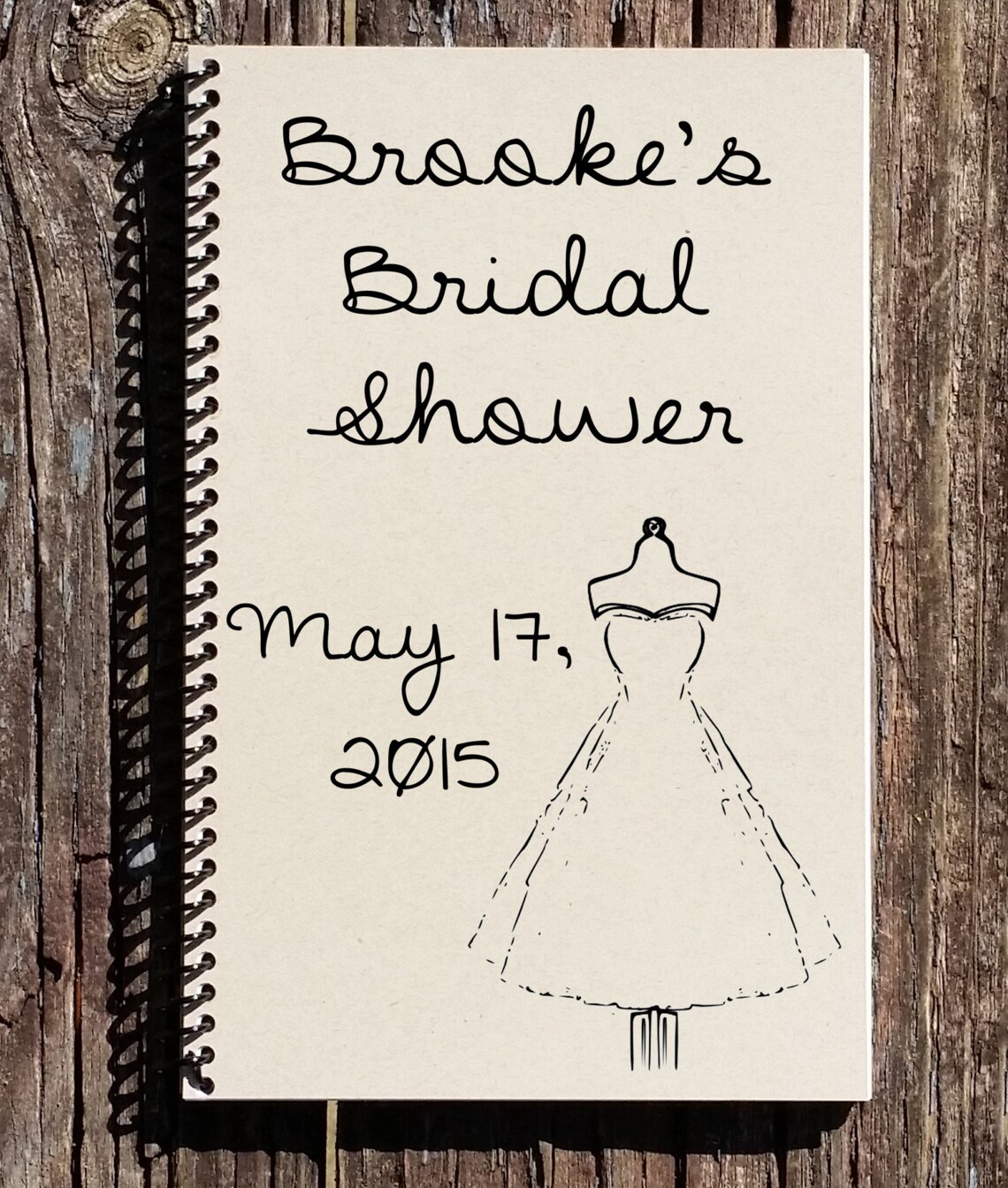Bridal Shower Book Personalized Bridal Shower Book Bridal Etsy