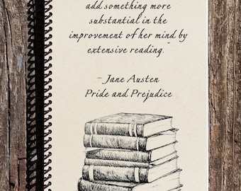 Pride and Prejudice Journal: Recycled Kraft Paper Notebook