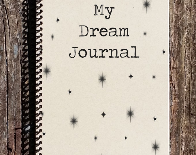Dream Journal - Bedside Dream Journal - Dream Spiral Notebook - Dream Book - Journal - Notebook