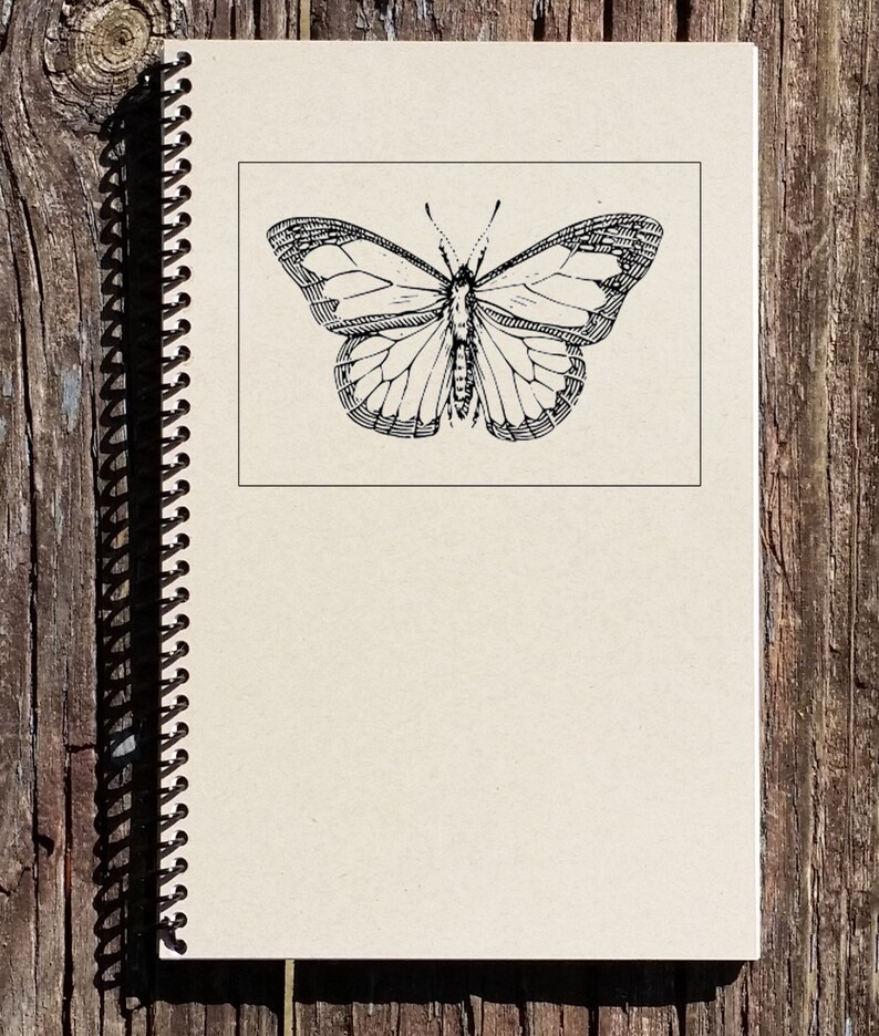 Butterfly Spiral Notebook Butterfly Journal Butterfly on a Etsy