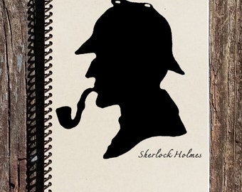 Sherlock Holmes Journal - Sherlock Holmes Spiral Notebook - Diary - Journal - Notebook