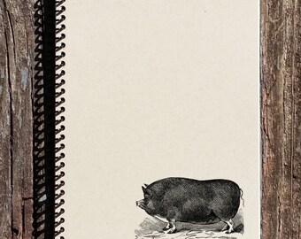 Pig Journal - Pig Spiral Notebook