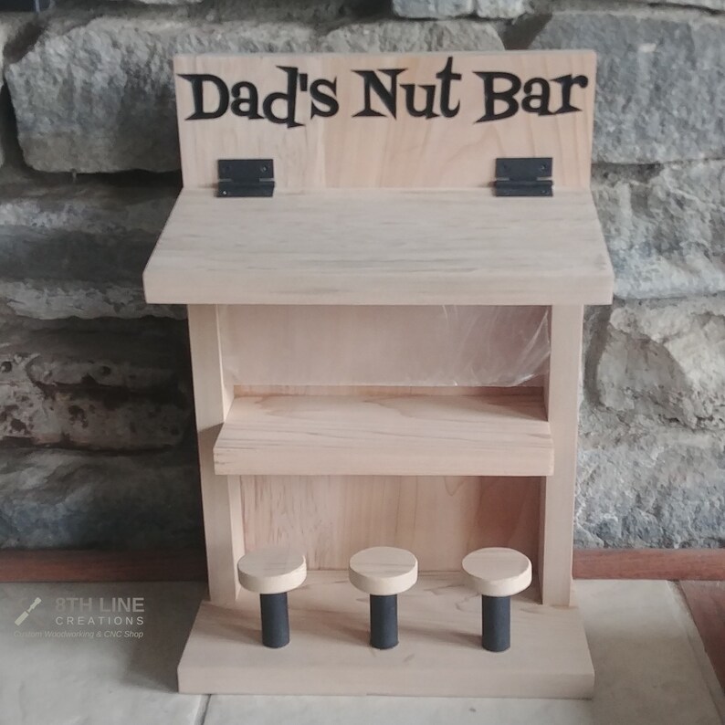 Personalized Chipmunk Feeder Squirrel Feeder Nut Bar Bird Etsy