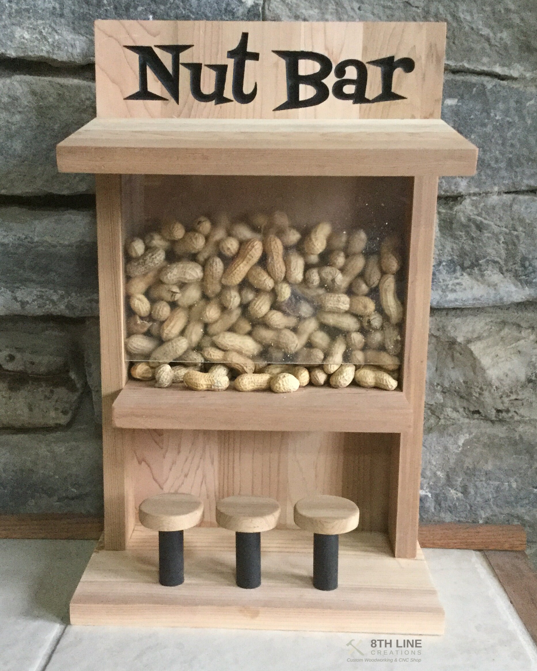 Nut Bar Chipmunk Feeder Bird Feeder Squirrel Feeder Garden Etsy