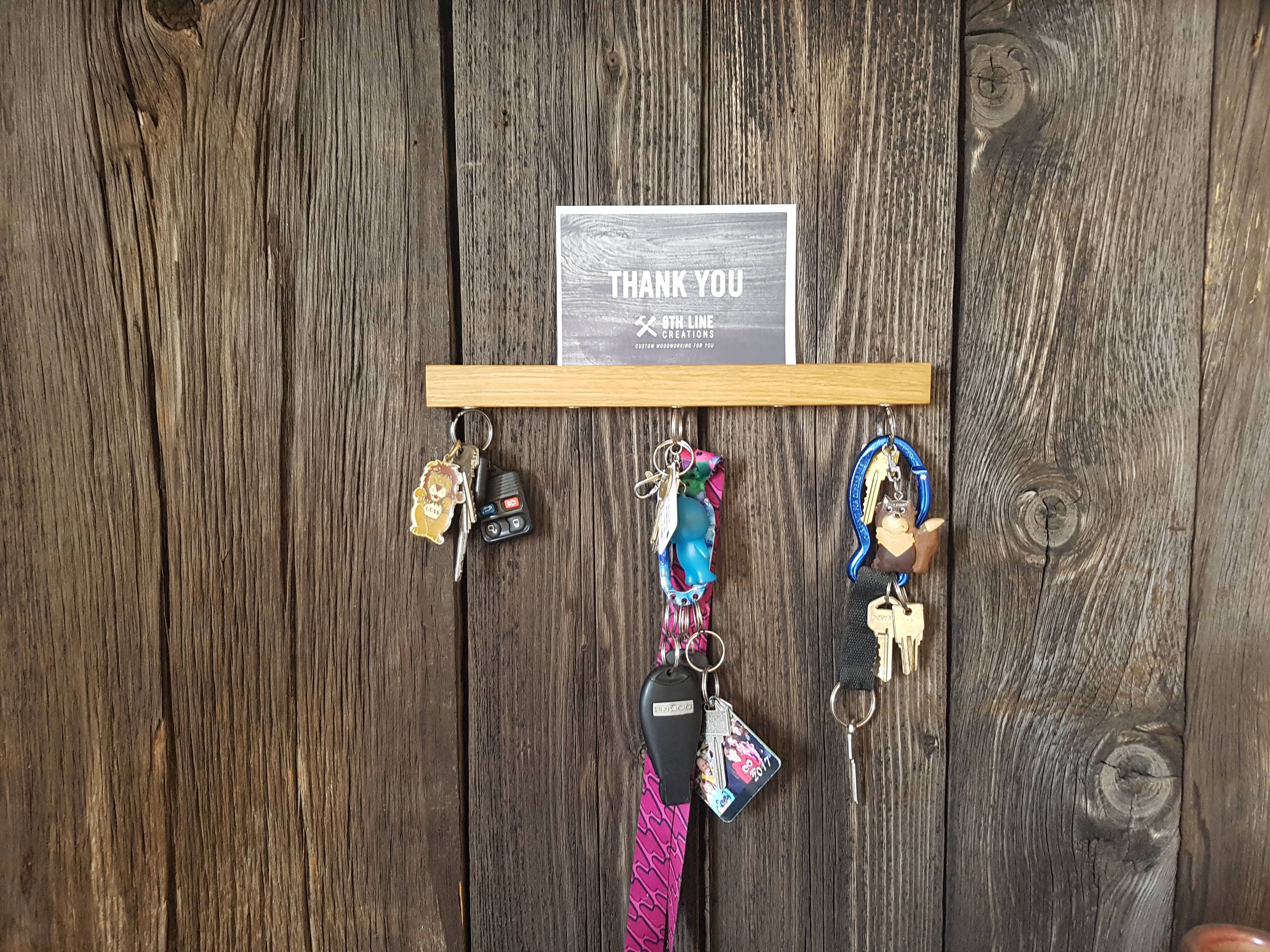 12 Wall Mounted Key Holder Key Organiser Etsy Canada