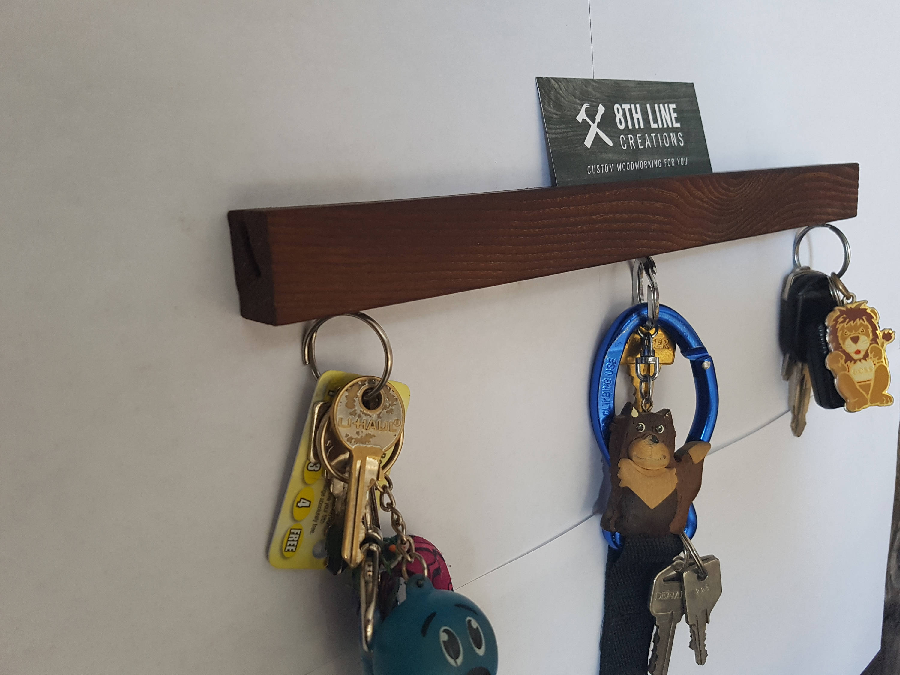 12 Wall Mounted Key Holder Key Organiser Etsy Canada