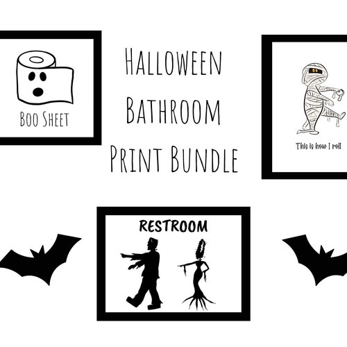 Skeleton Art Print Halloween Decor Halloween Printable | Etsy