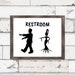 Halloween Restroom Signs Bundle, Halloween Restroom Prints, Halloween ...