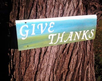 Give Thanks Sign