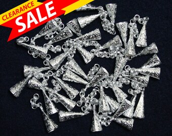 Clearance Sale • 40 pcs • Small Hmong Cone Bell Flower Decoration