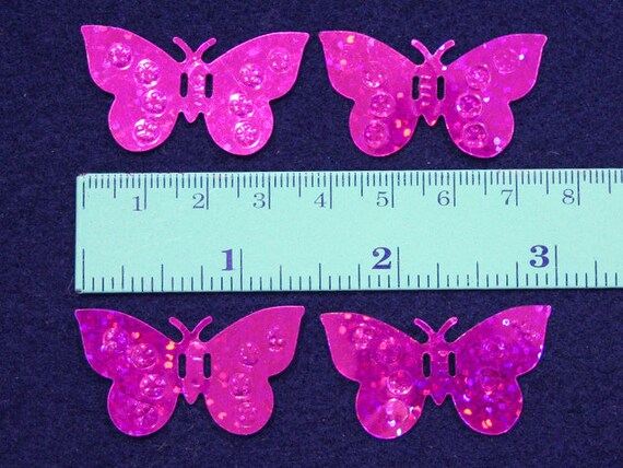 SMALL BUTTERFLY WINGS PINK HOT PINK LILAC 18X18 CM