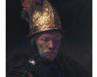 Rembrandt, Reproduction, The man with the golden helmet, custom Oil painting, masterpiece reproduction, handmade, oil on canvas, replica