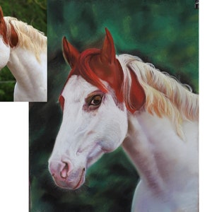 Custom horse painting, Oil Portrait, custom portrait, from photo, Pet loss, Horse portrait, animal portrait,fine art, handmade,oil on canvas