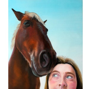 Custom horse painting, Oil Portrait,custom portrait,portrait from photo, original portrait,animal portrait,fine art,handmade, horse portrait