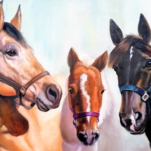 Custom horse painting, Oil Portrait,custom portrait,portrait from photo, original portrait,animal portrait,fine art,handmade, horse portrait