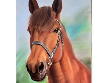 Custom horse painting, Oil Portrait,custom portrait,portrait from photo, original portrait,animal portrait,fine art,handmade, horse portrait