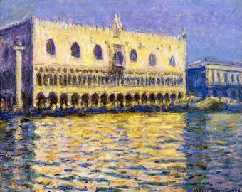 Claud Monet, The Ducal Palace, Venice, Reproduction, Replica, Oil painting, masterpiece, Custom order, handmade painting, oil on canvas, art