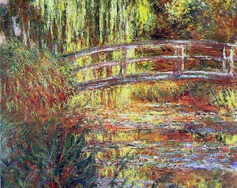 Water lilies, Claud Monet, Reproduction, Replica, Oil painting, masterpiece, Custom order, handmade painting, oil on canvas, real painting