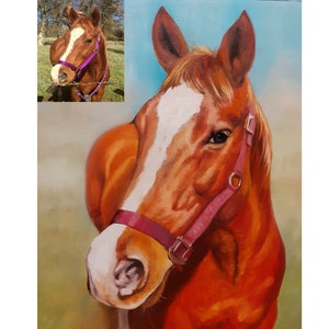 Custom horse painting, Oil Portrait,custom portrait,portrait from photo, original portrait,animal portrait,fine art,handmade, horse portrait