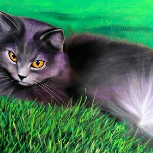 Custom Cat painting, Cat, Oil Portrait, custom portrait, portrait from photo, original portrait, animal portrait,handmade, Pet loss, Cat art