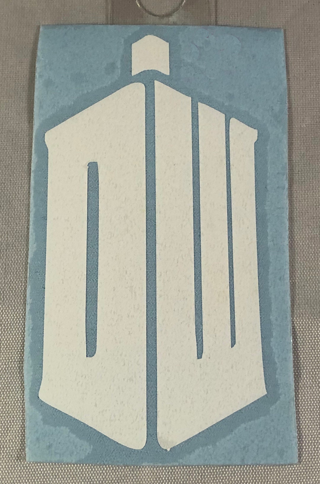 Vinyl Decal: TARDIS DW - Dr Who - Etsy