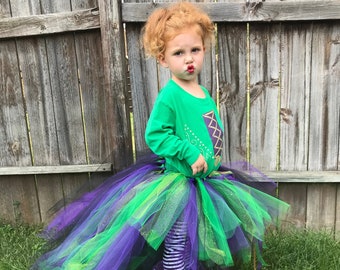 Hocus Pocus Inspired Costume, Winifred Sanderson Costume,  Toddler Hocus Pocus Costume, Youth Hocus Pocus Costume, Halloween Tutu Costume