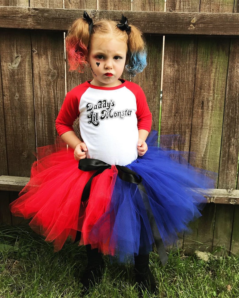 Harley Quinn Tutu Set Harley Quinn Costume Harley Quinn Etsy