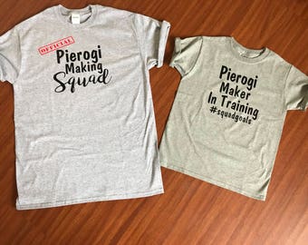 Official Pierogi Making Squad T-Shirt, Pierogi Making Team, You Bet Your Pierogi I'm Polish, Polish Gifts, Polish T-Shirts, Gifts for Her