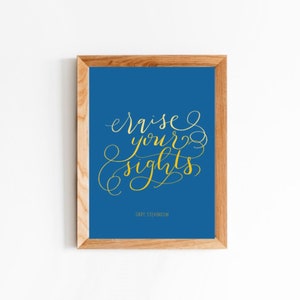 Raise Your Sights Print