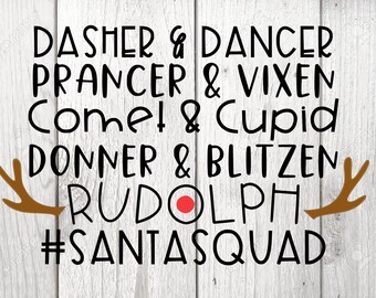 Download Reindeer Squad Etsy
