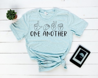 ASL SVG, Love One Another SVG